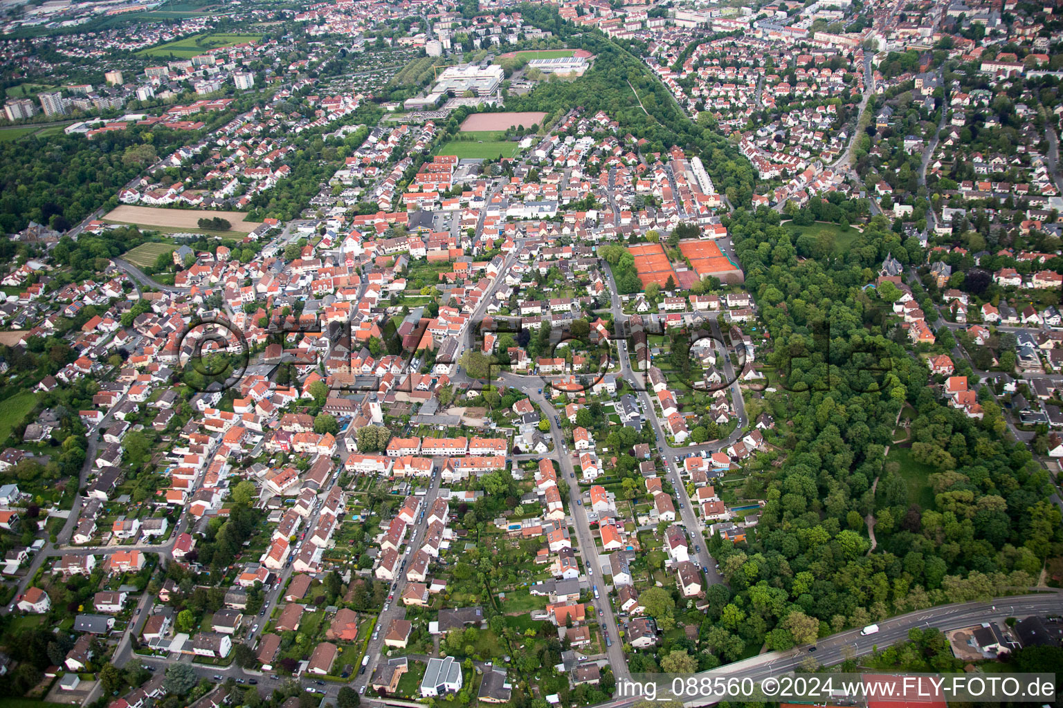 District Hochheim in Worms in the state Rhineland-Palatinate, Germany