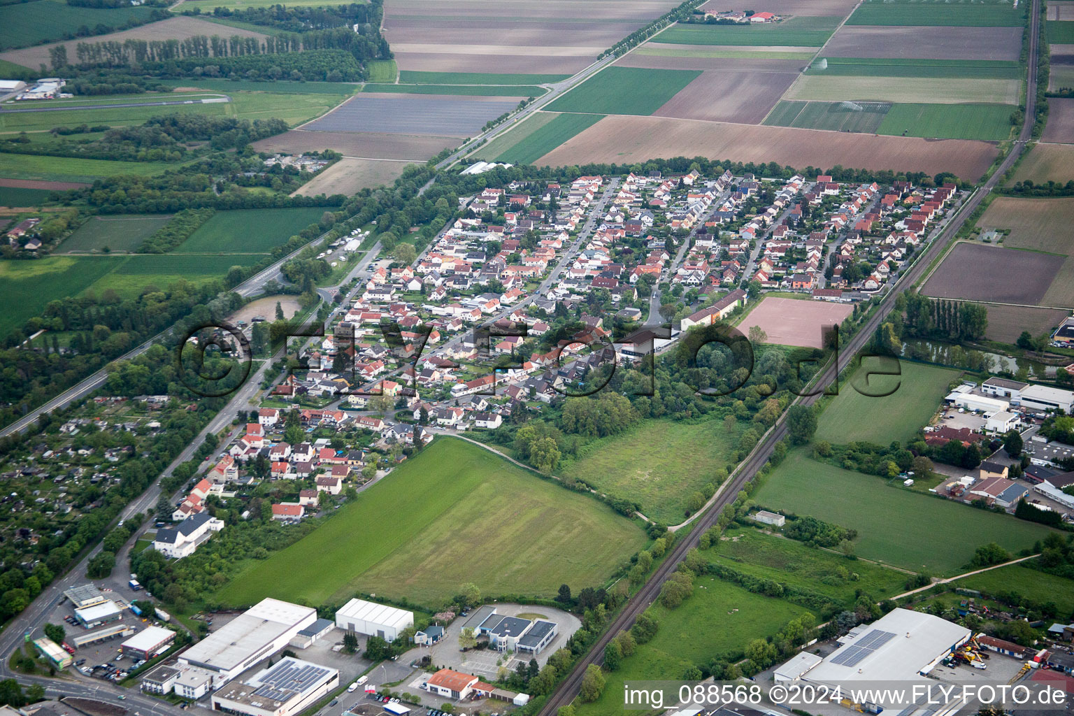 Karl-Max-Siedlung in Worms in the state Rhineland-Palatinate, Germany