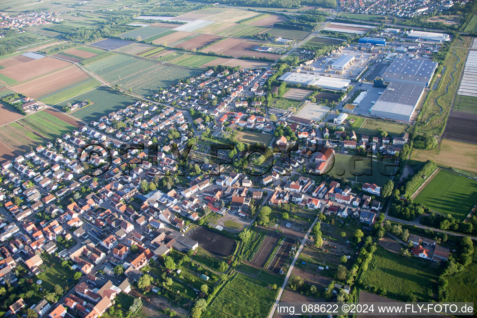 Fußgönheim in the state Rhineland-Palatinate, Germany