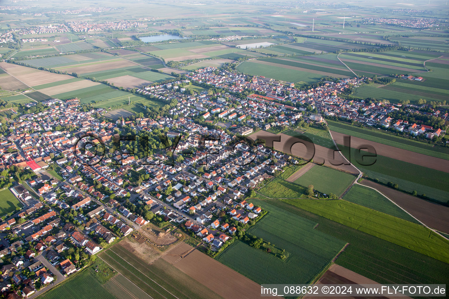 Flomersheim in the district Eppstein in Frankenthal in the state Rhineland-Palatinate, Germany