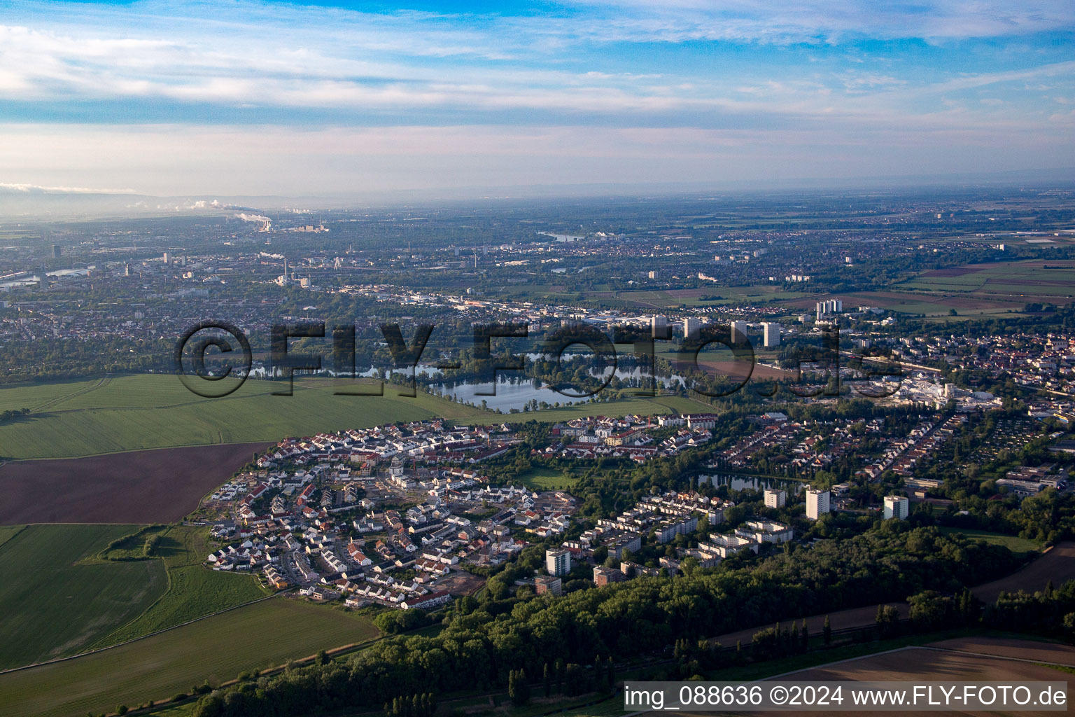 District Oggersheim in Ludwigshafen am Rhein in the state Rhineland-Palatinate, Germany