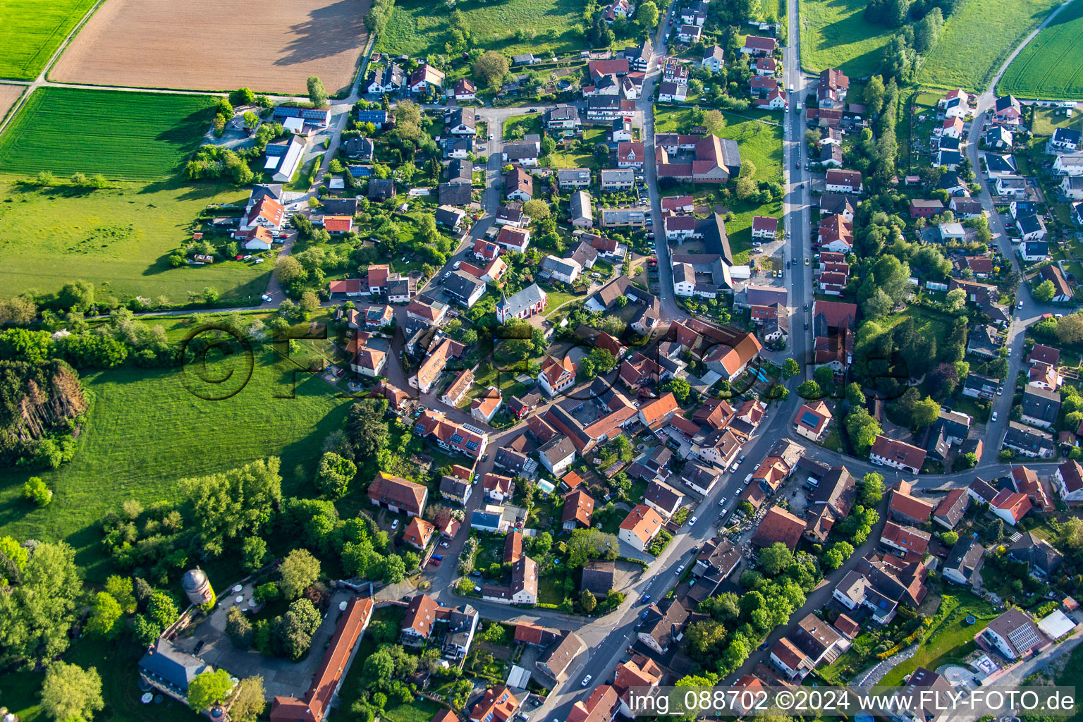 District Ernsthofen in Modautal in the state Hesse, Germany