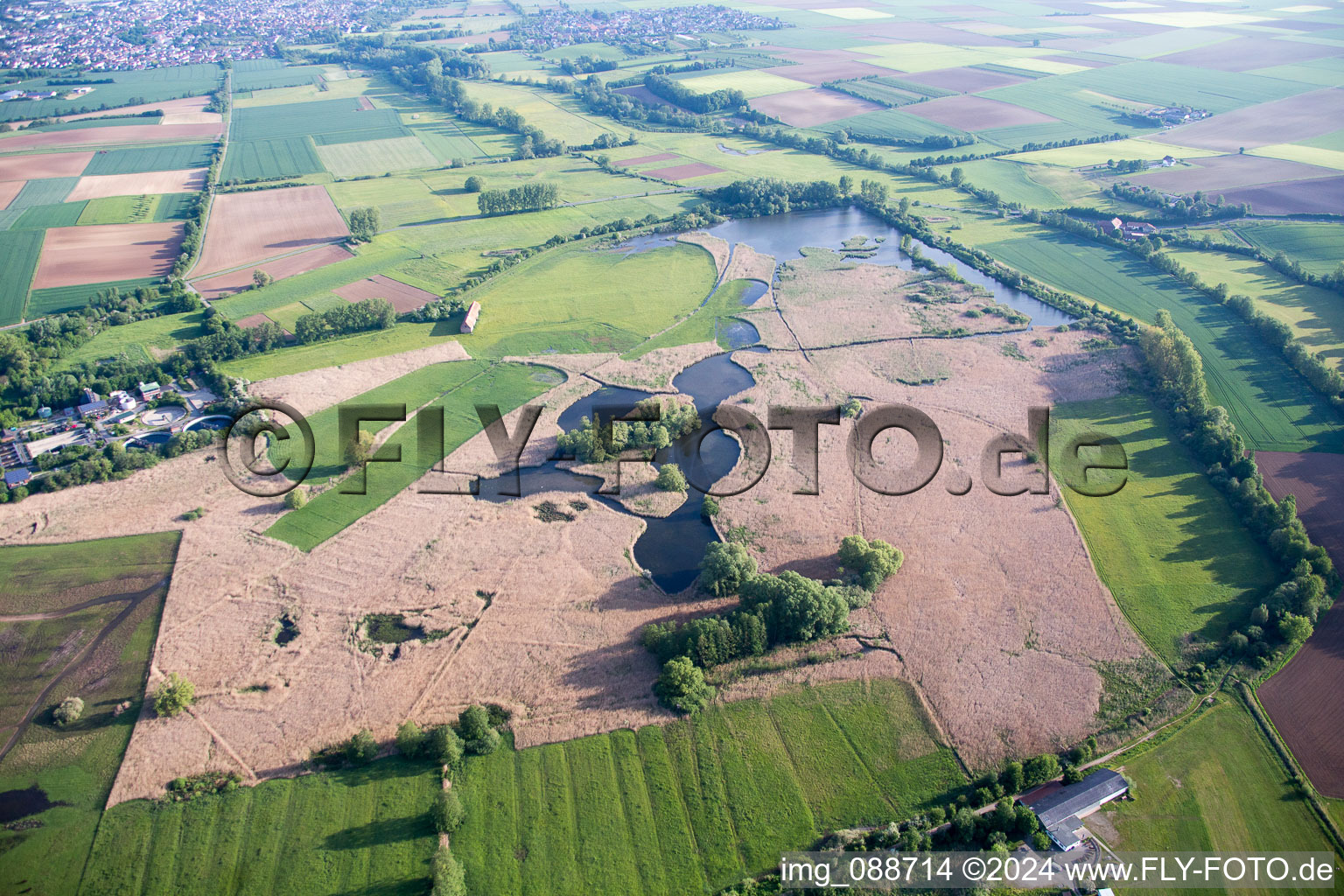 Gliding site in Reinheim in the state Hesse, Germany