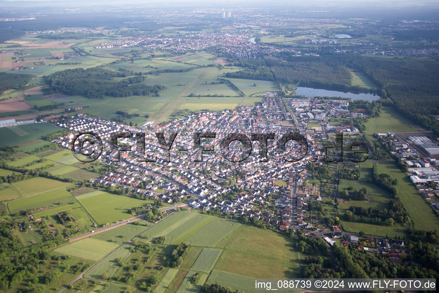 District Zellhausen in Mainhausen in the state Hesse, Germany