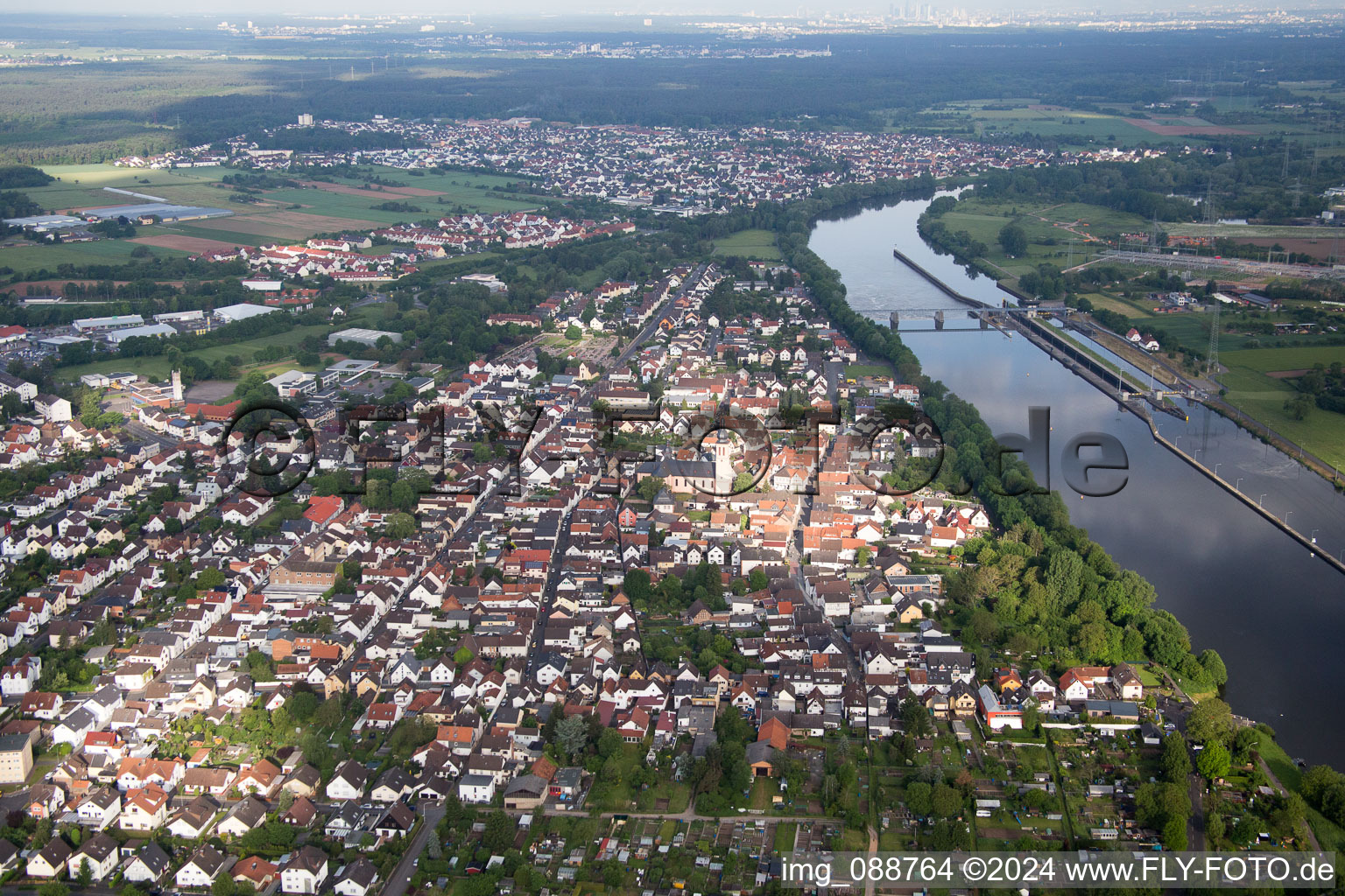 District Klein-Krotzenburg in Hainburg in the state Hesse, Germany