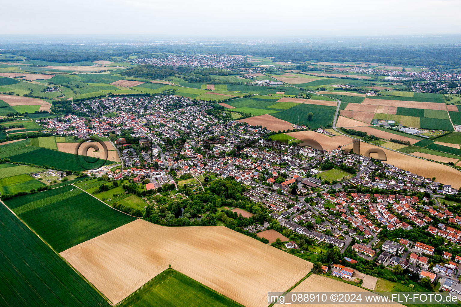 Settlement area in the district Georgenhausen in Reinheim in the state Hesse, Germany