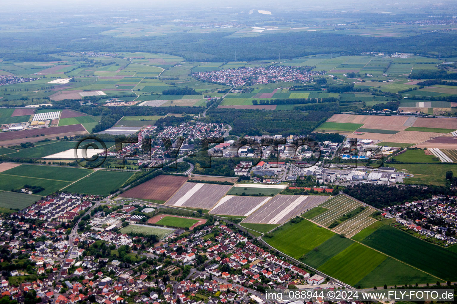 District Sandwiese in Alsbach-Hähnlein in the state Hesse, Germany