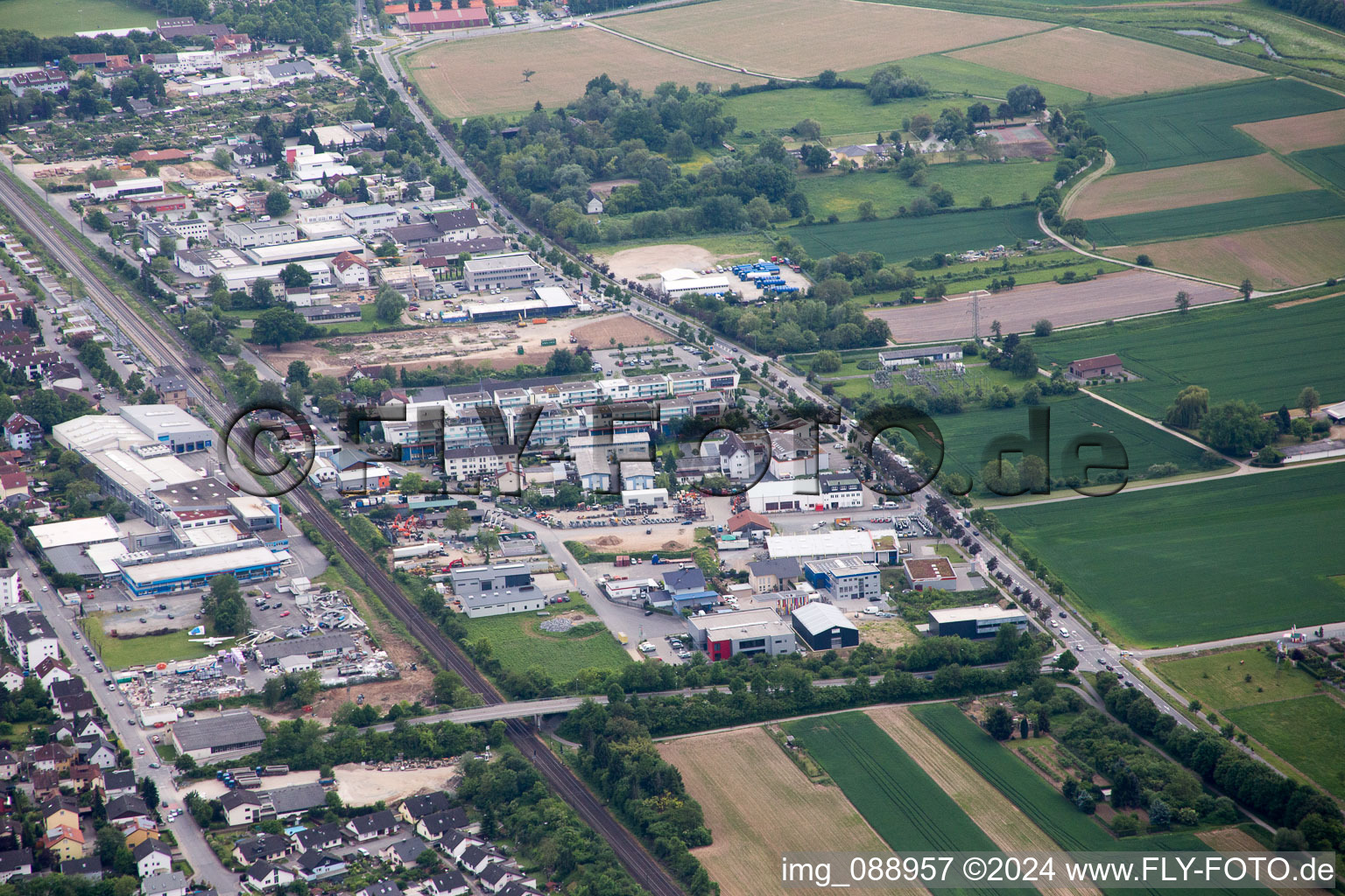 District Auerbach in Bensheim in the state Hesse, Germany