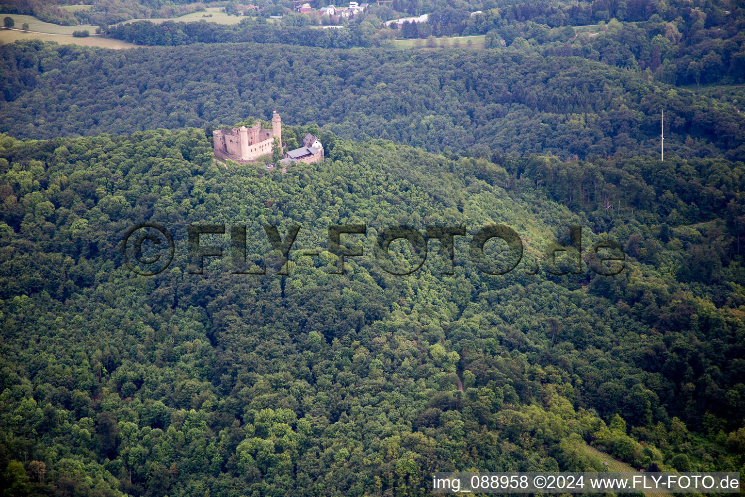 Auerbach Castle in the district Auerbach in Bensheim in the state Hesse, Germany