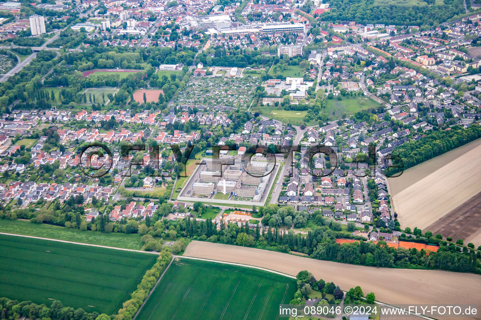 Correctional facility in Frankenthal in the state Rhineland-Palatinate, Germany