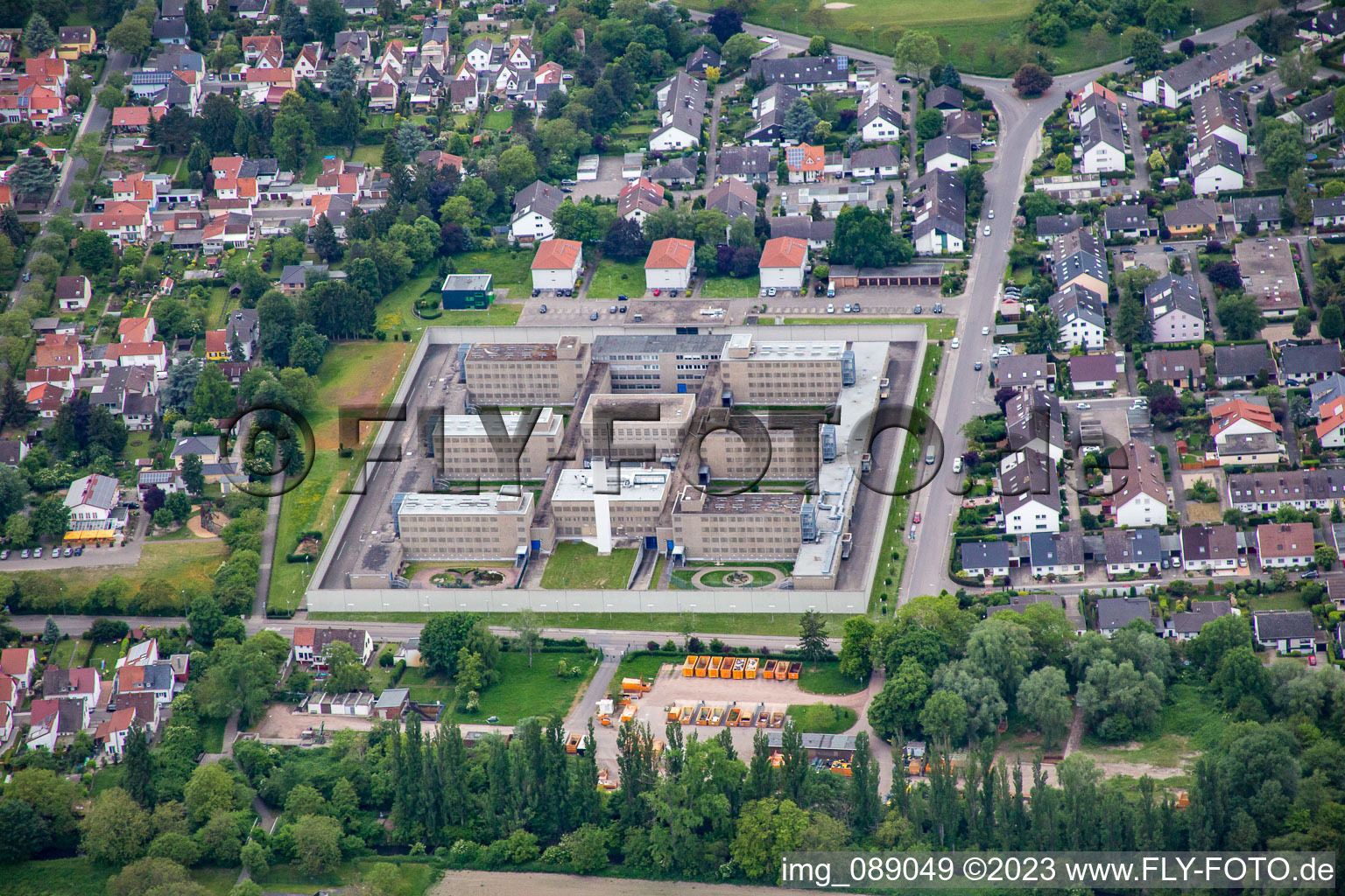 Correctional facility in Frankenthal in the state Rhineland-Palatinate, Germany