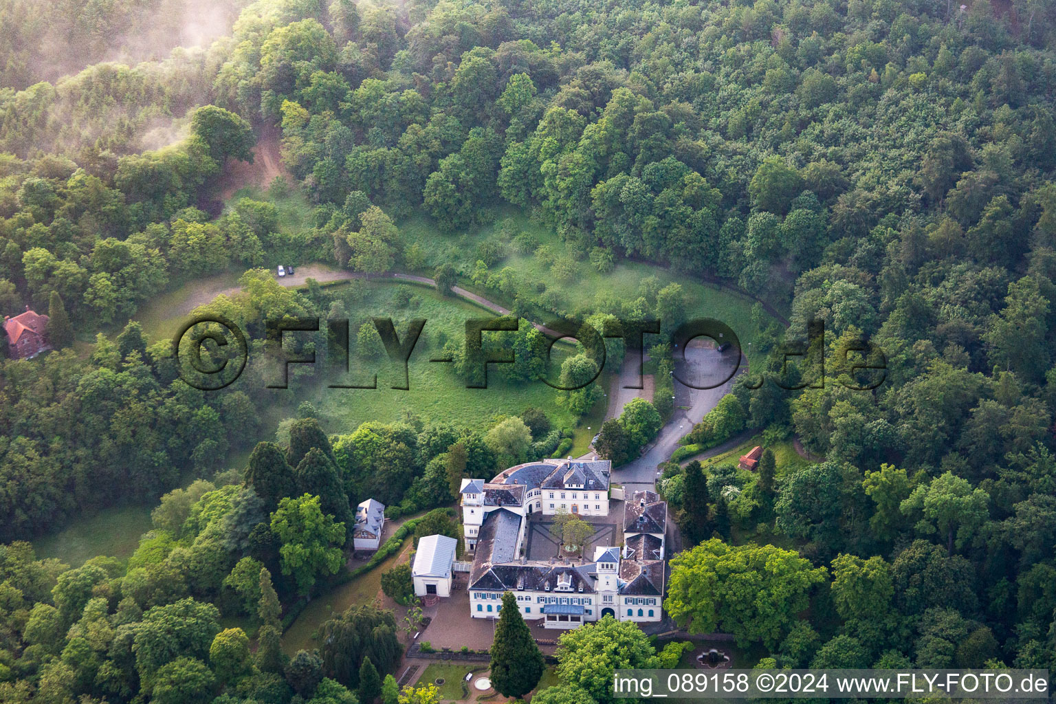 Heiligenberg Castle Foundation in Seeheim-Jugenheim in the state Hesse, Germany