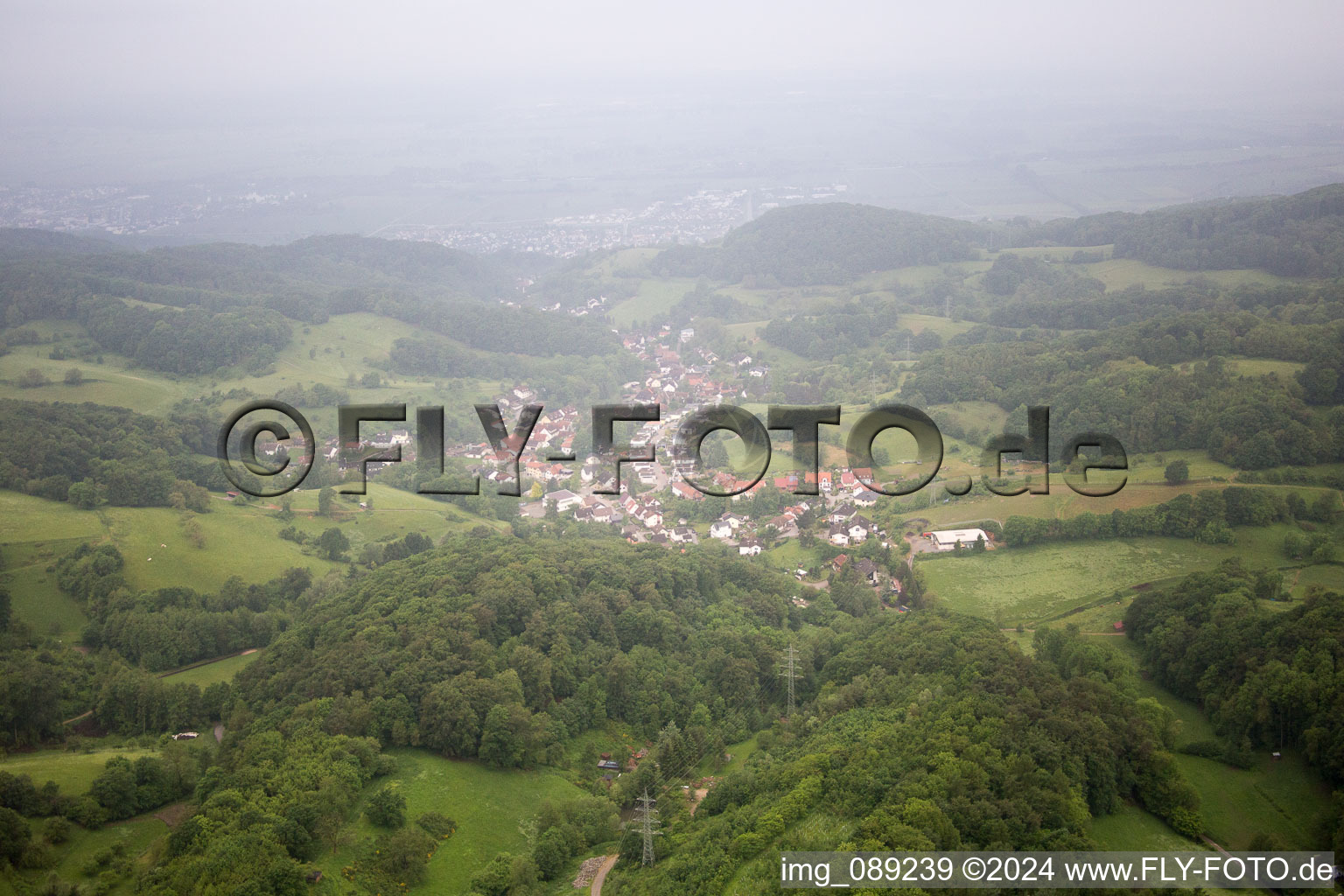 Aerial photograpy of Juhöhe in the state Hesse, Germany