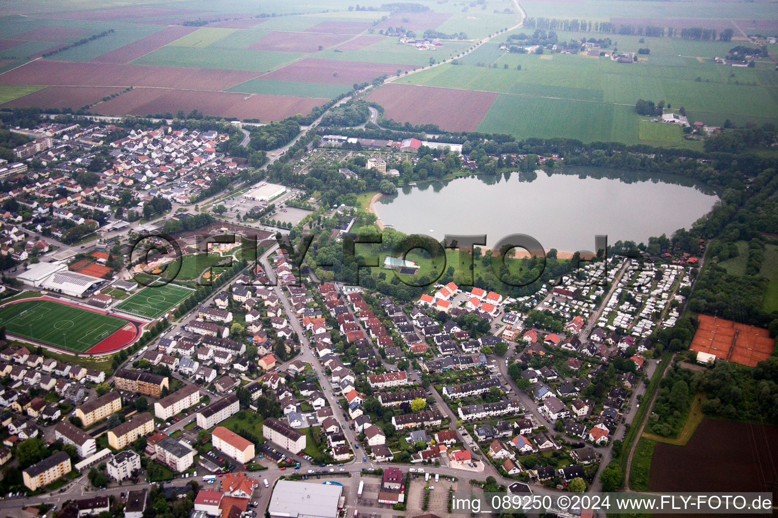 Hemsbach in the state Baden-Wuerttemberg, Germany