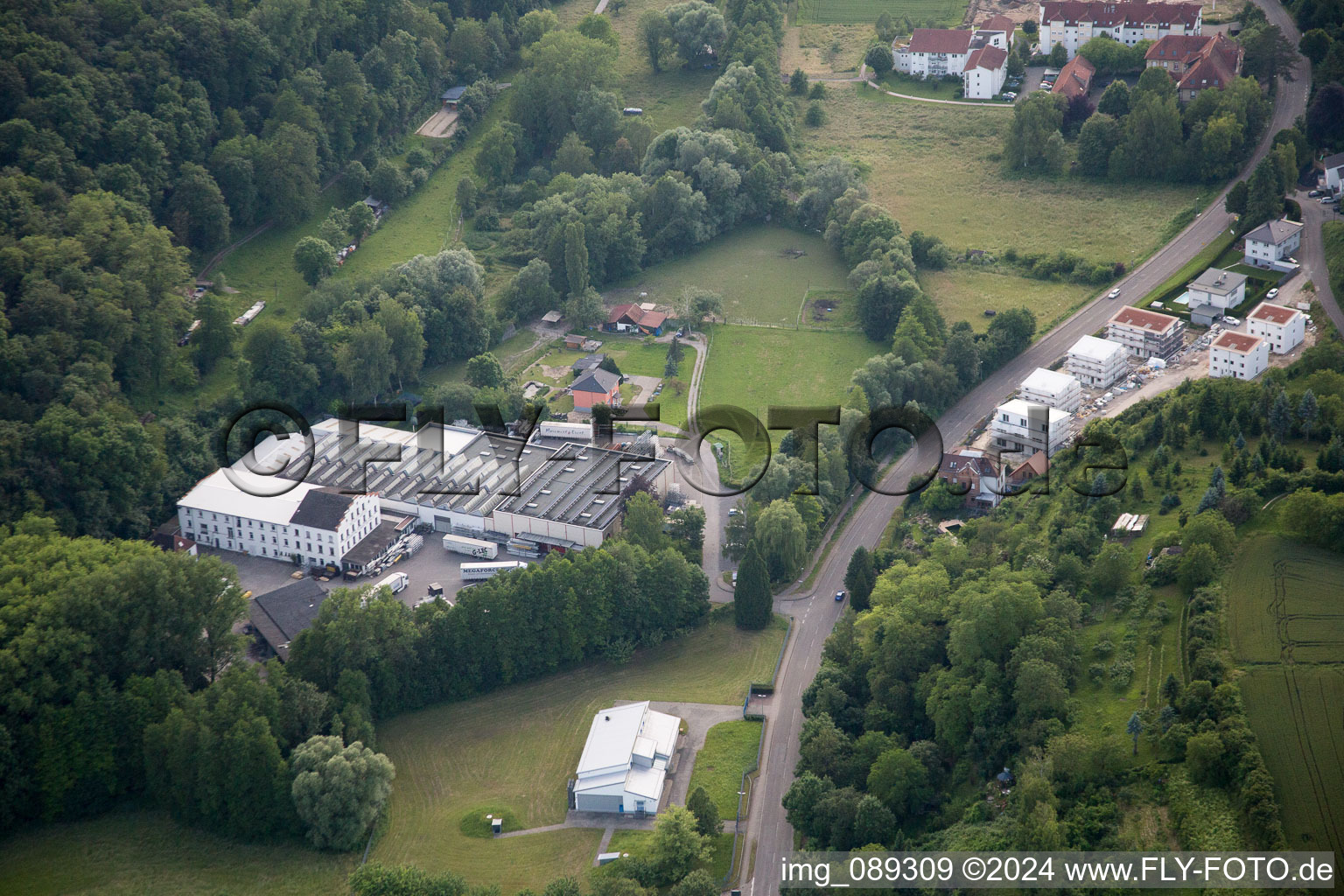 Jöhlinger Street in Weingarten in the state Baden-Wuerttemberg, Germany