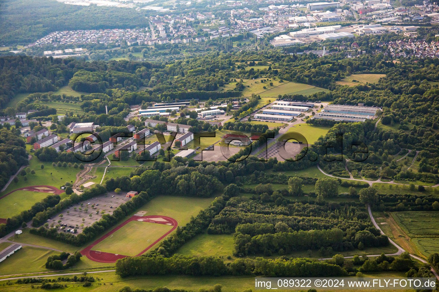 Military Police Service Command Bruchsal in Bruchsal in the state Baden-Wuerttemberg, Germany