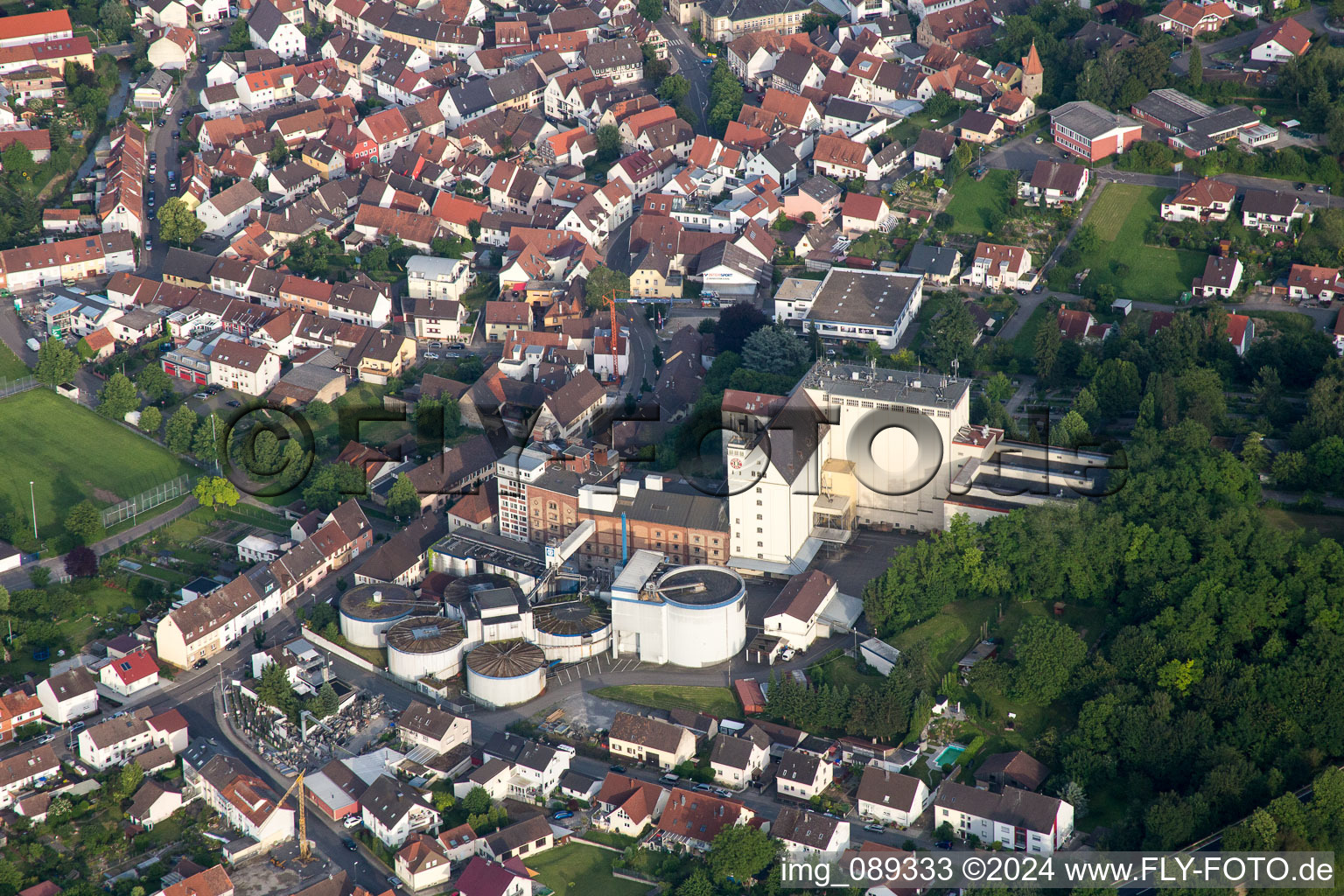 Wachter Reiner Getreidemuehlen in the district Heidelsheim in Bruchsal in the state Baden-Wurttemberg, Germany