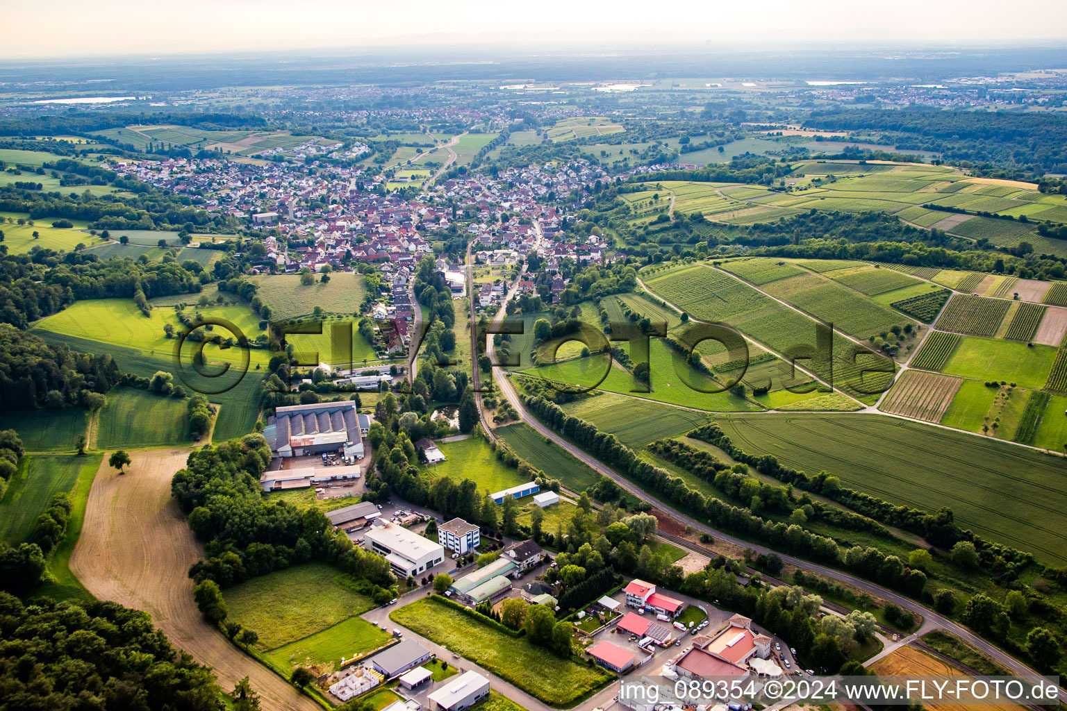 District Zeutern in Ubstadt-Weiher in the state Baden-Wuerttemberg, Germany