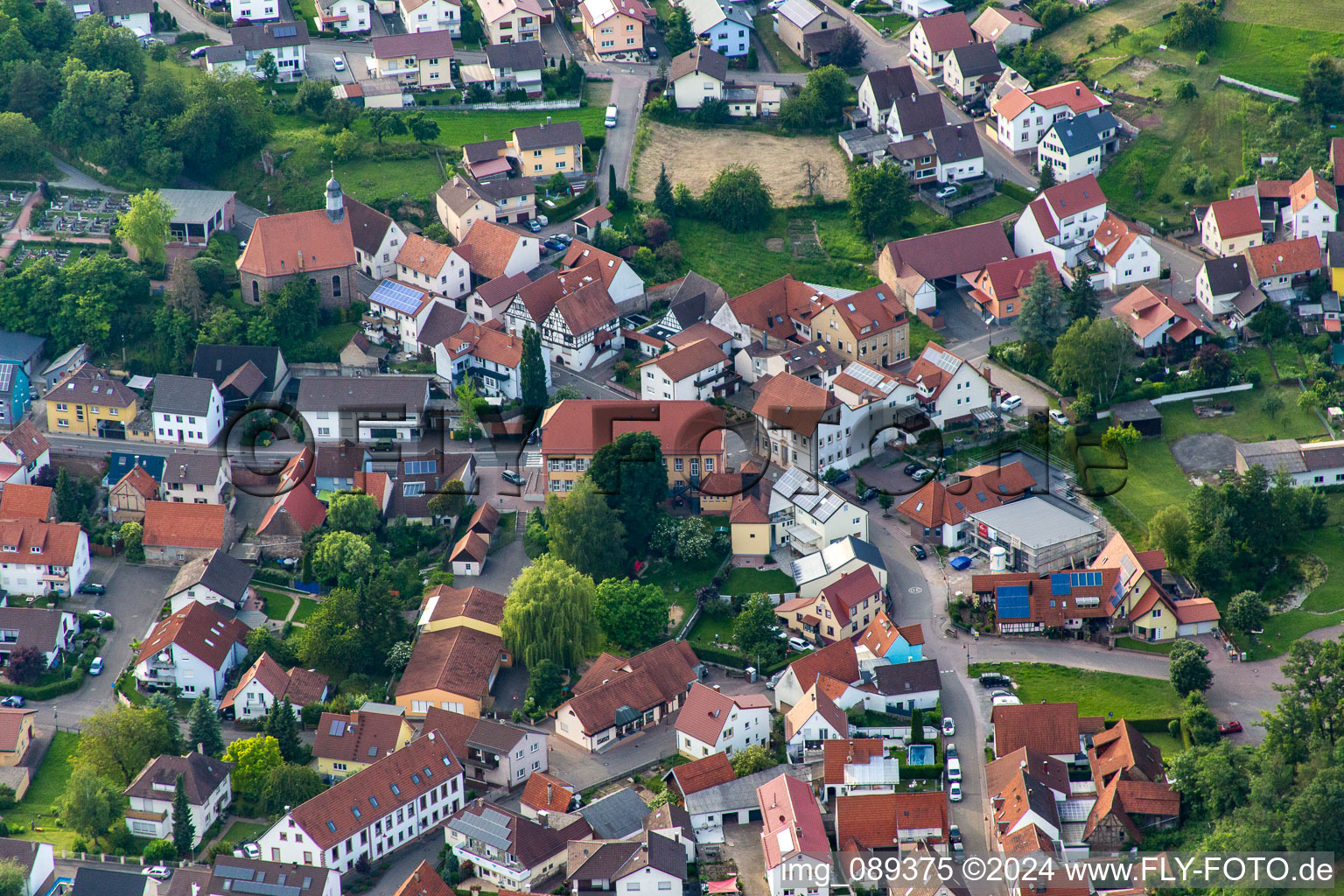 Castle Tairnbach in the district Tairnbach in Mühlhausen in the state Baden-Wuerttemberg, Germany