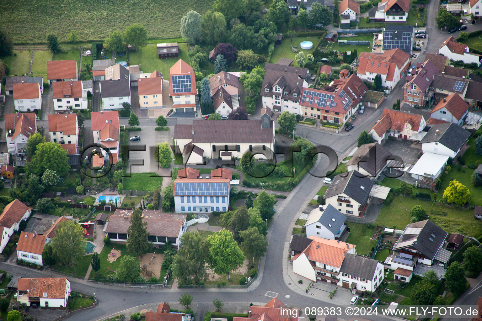 Mary Queen in the district Horrenberg in Dielheim in the state Baden-Wuerttemberg, Germany