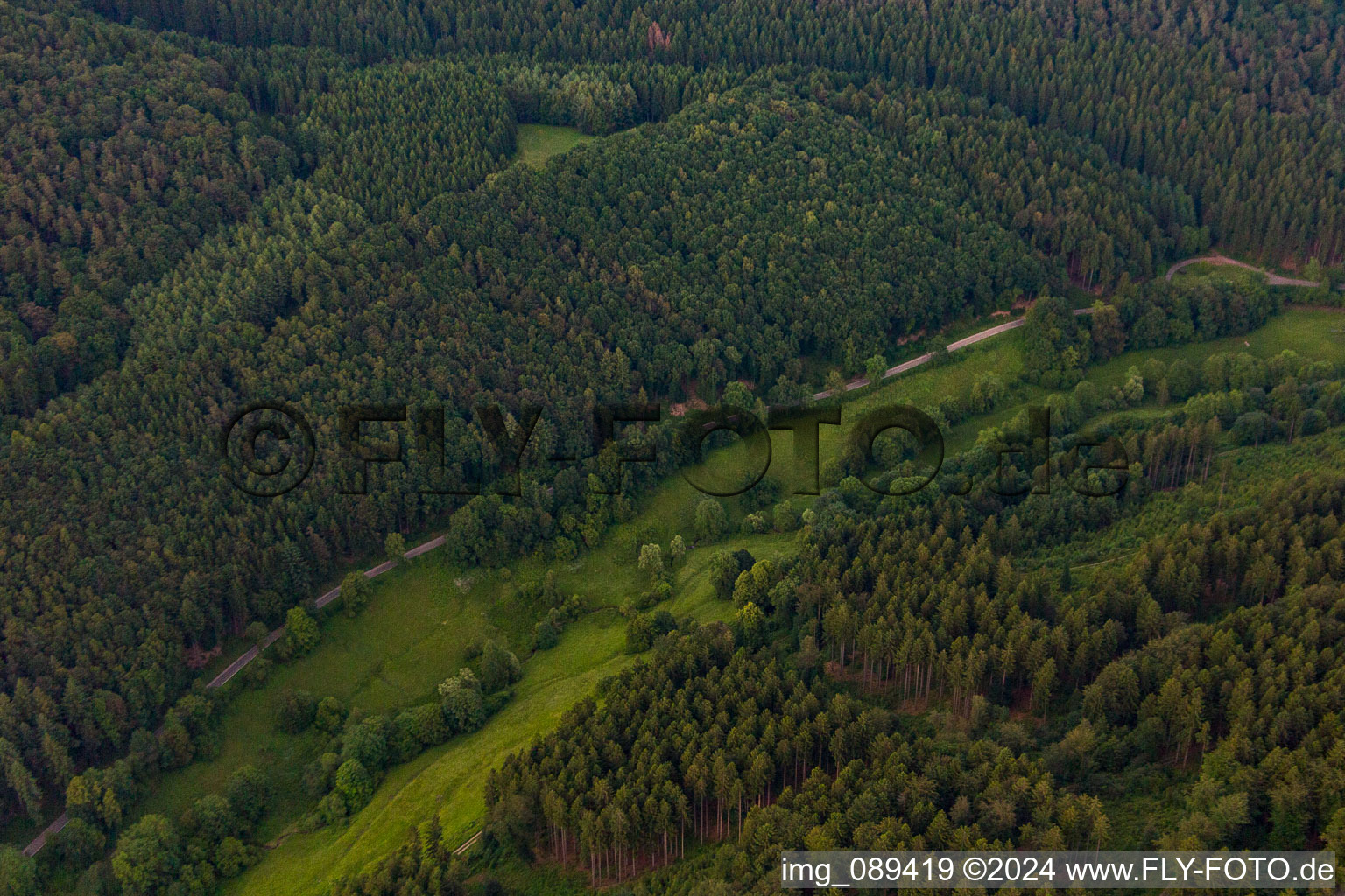 Langenthal in the district Brombach in Eberbach in the state Baden-Wuerttemberg, Germany