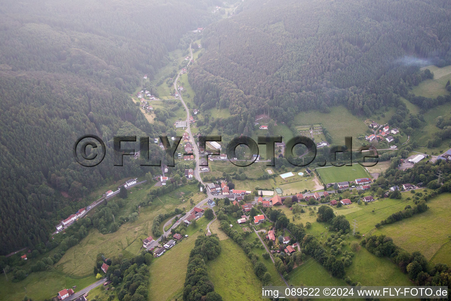 Finkenbach in the state Hesse, Germany