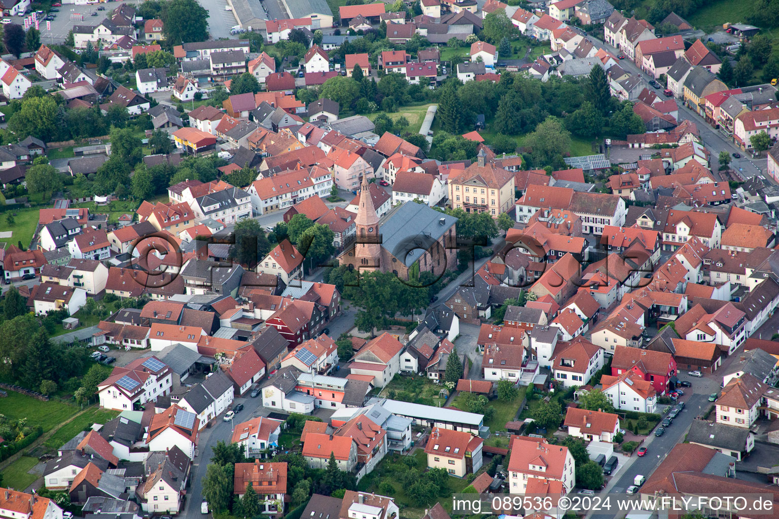 St. Martin's Church in the district Beerfelden in Oberzent in the state Hesse, Germany