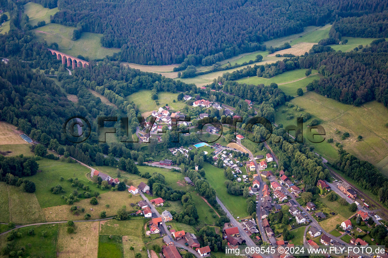 Campsite Hetzbach in the district Hetzbach in Oberzent in the state Hesse, Germany