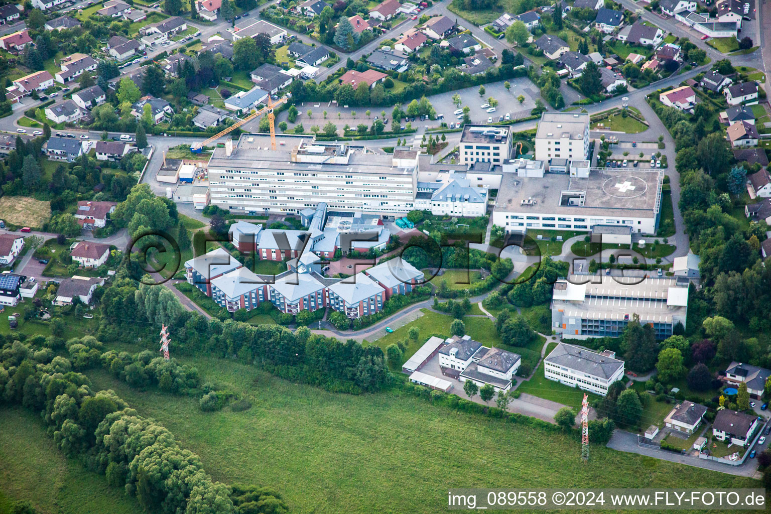 District Hospital Erbach in Erbach in the state Hesse, Germany