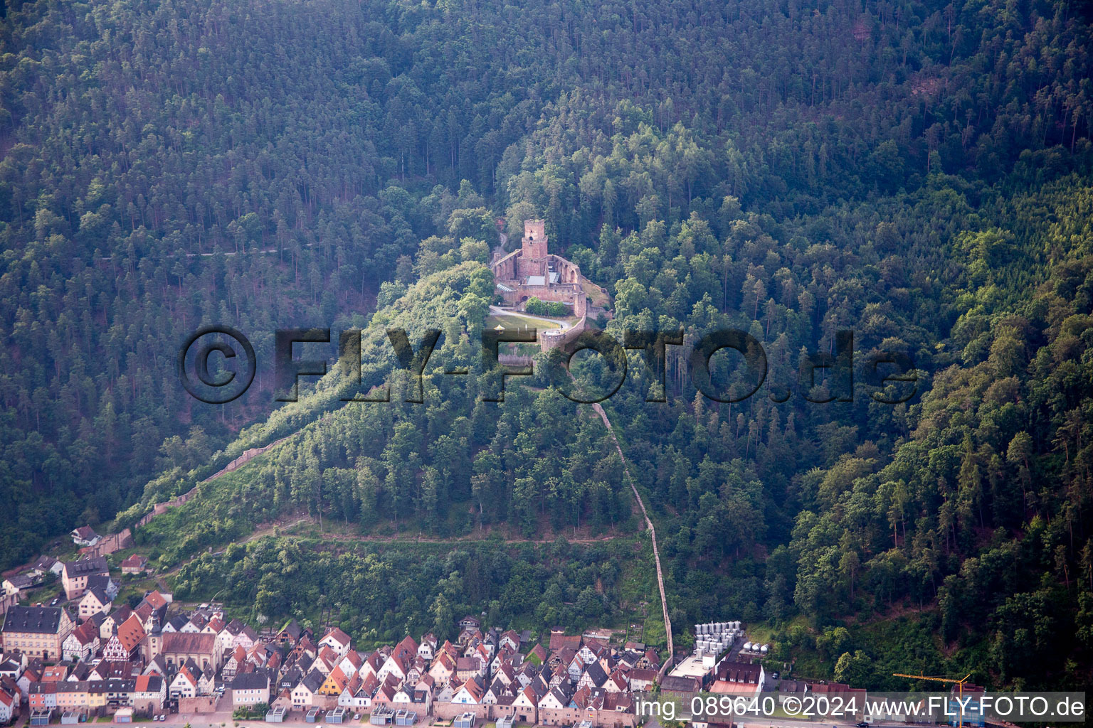 Freudenburg Castle in Freudenberg in the state Baden-Wuerttemberg, Germany