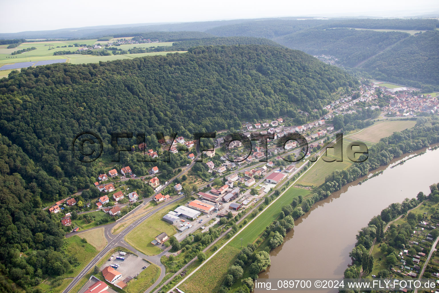 Hasloch in the state Bavaria, Germany