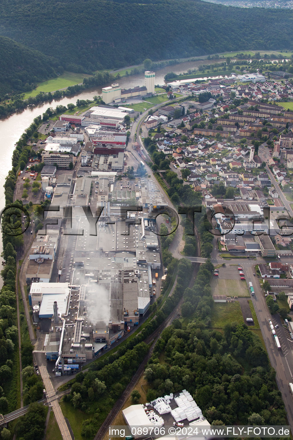 Johns Manville, Schuller in the district Bestenheid in Wertheim in the state Baden-Wuerttemberg, Germany