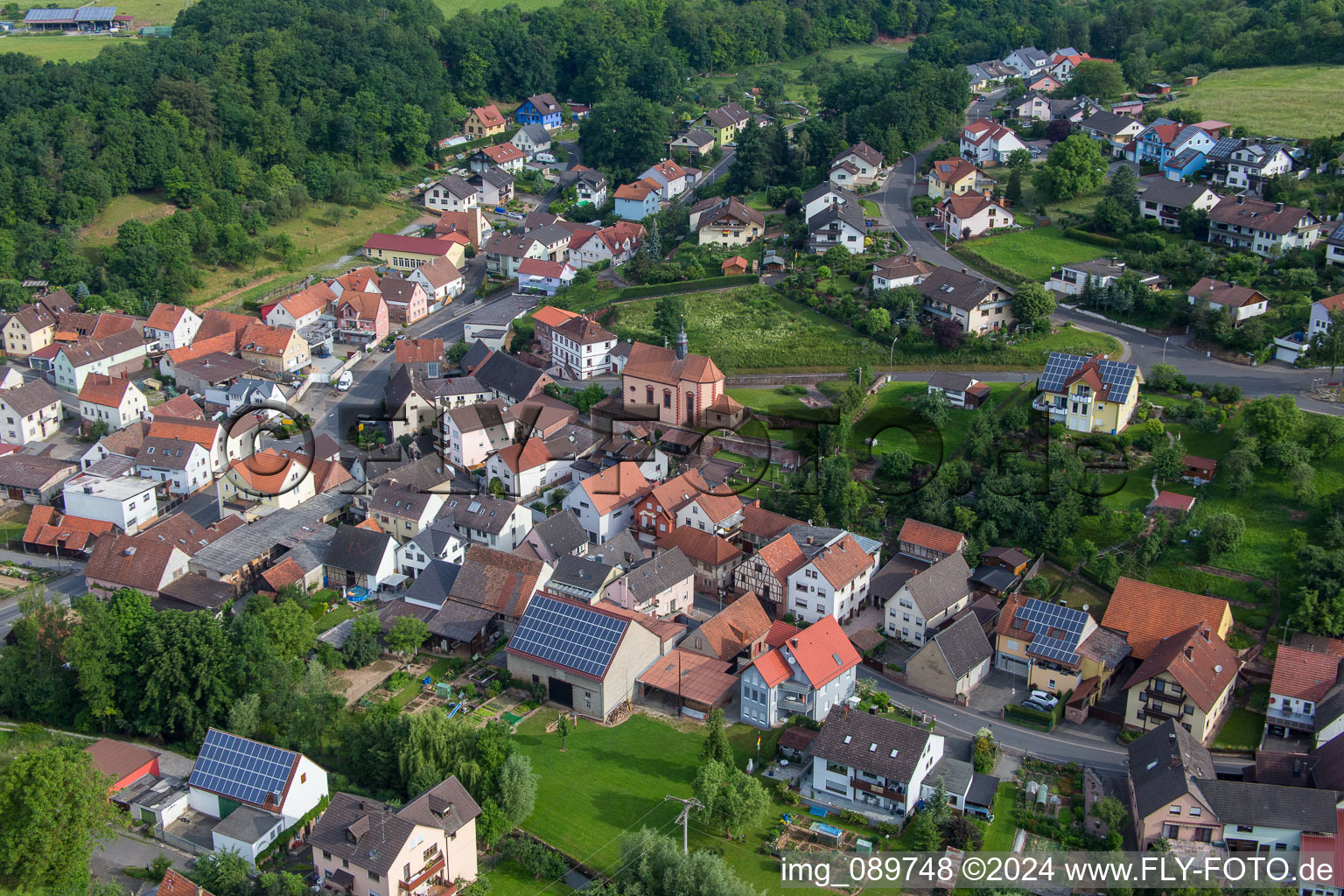 St. John in the district Wüstenzell in Holzkirchen in the state Bavaria, Germany