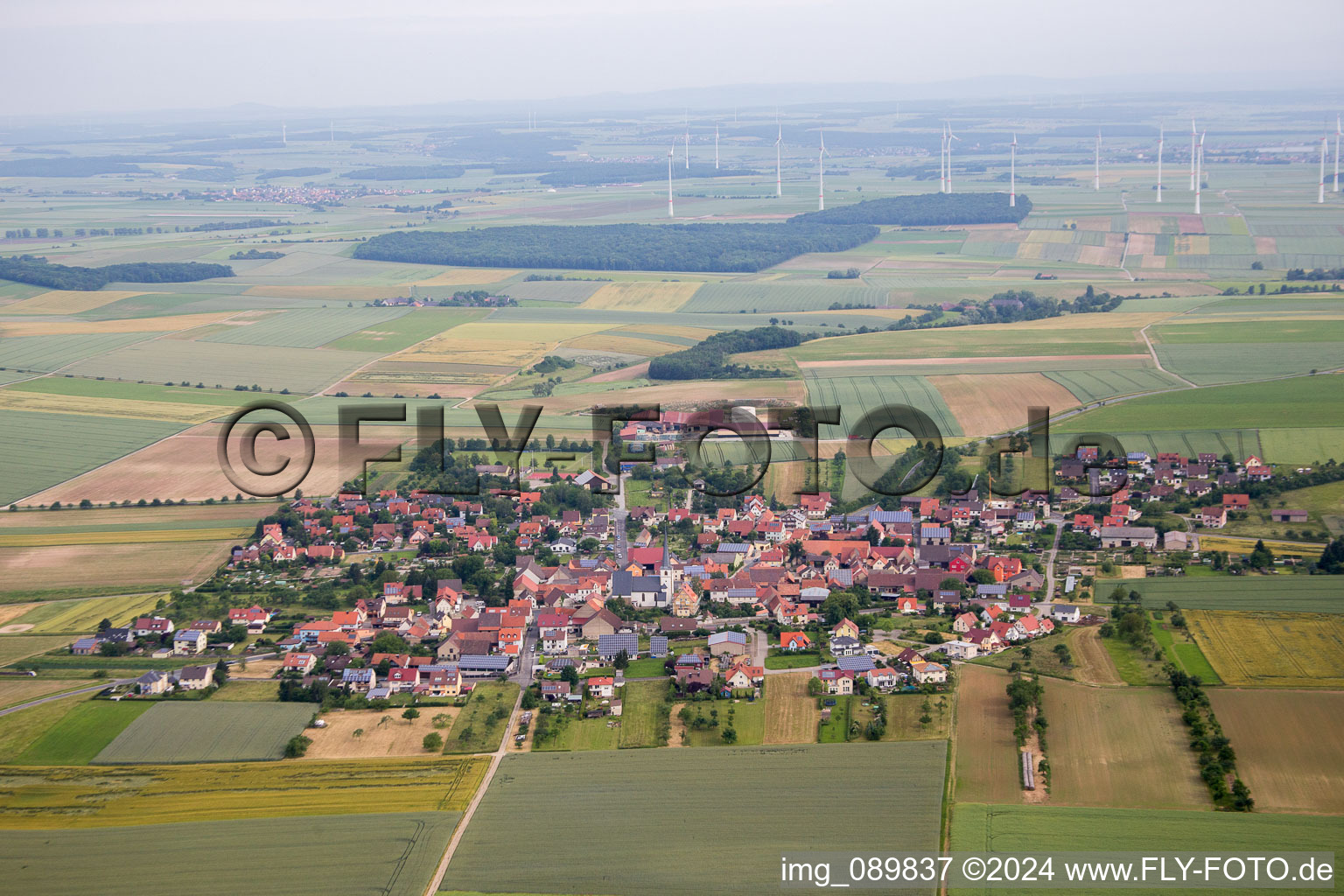 District Dipbach in Bergtheim in the state Bavaria, Germany