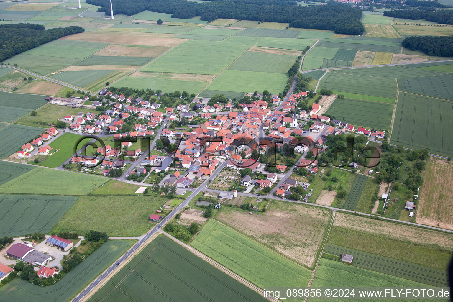 Ballingshausen in the state Bavaria, Germany