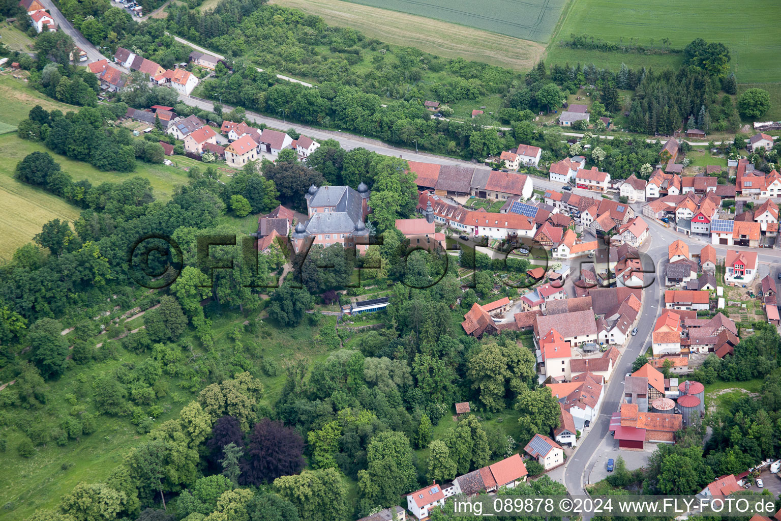 District Waltershausen in Saal an der Saale in the state Bavaria, Germany