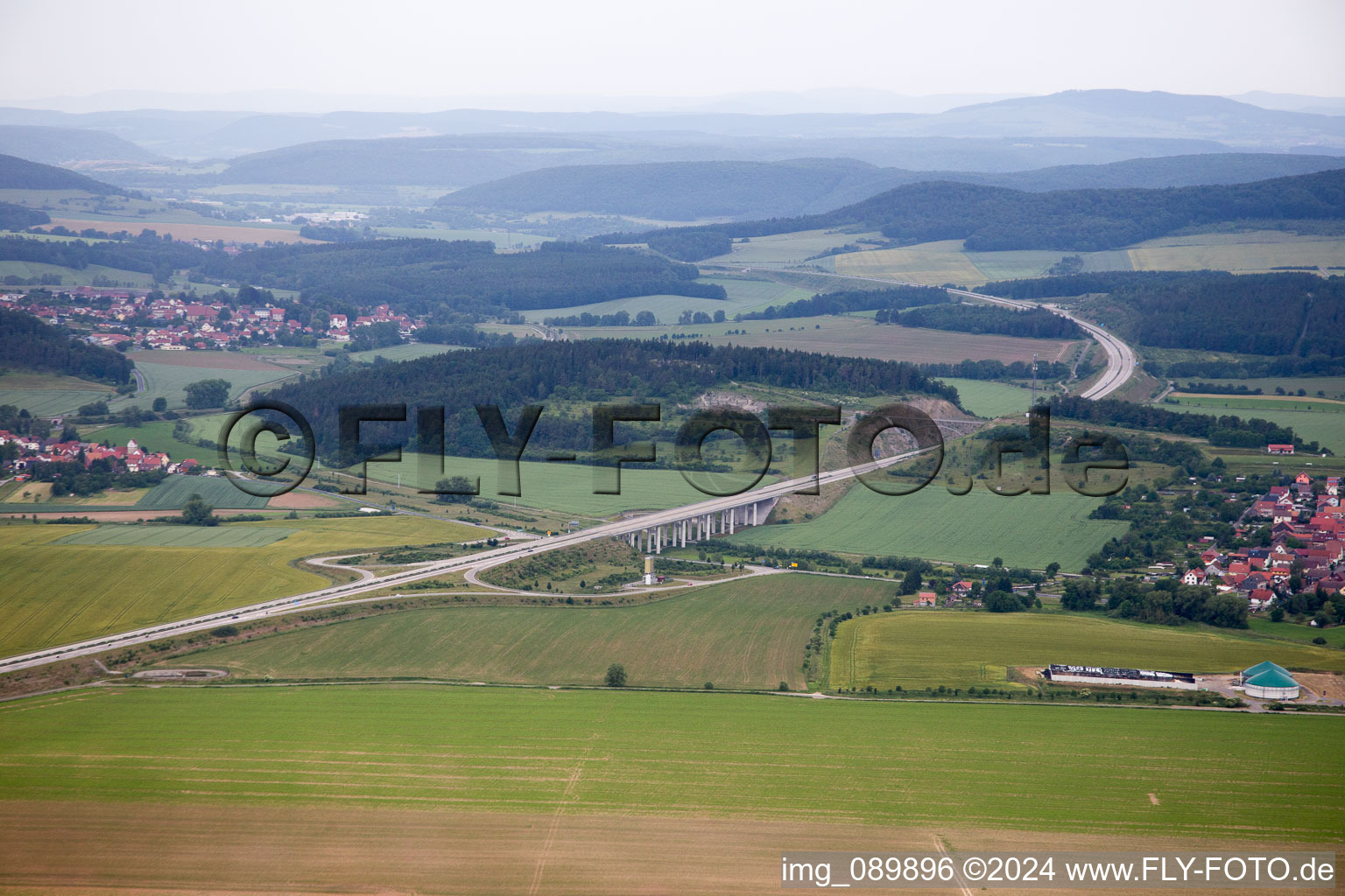 A71 in the district Queienfeld in Grabfeld in the state Thuringia, Germany