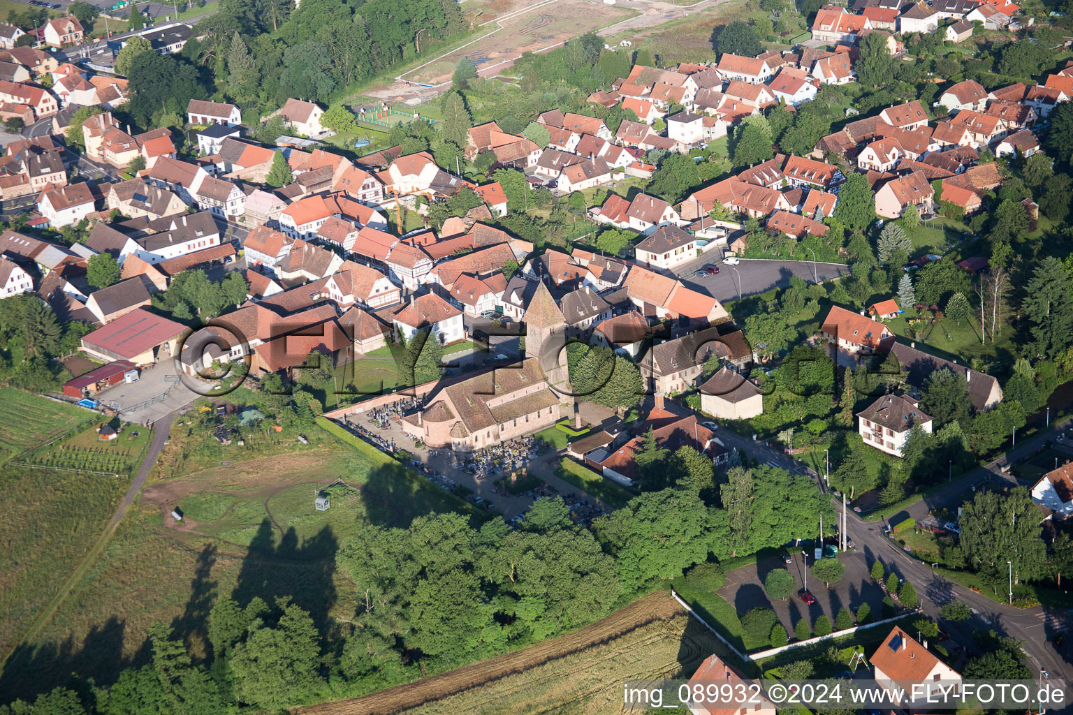 Saint Ulrich in the district Altenstadt in Wissembourg in the state Bas-Rhin, France