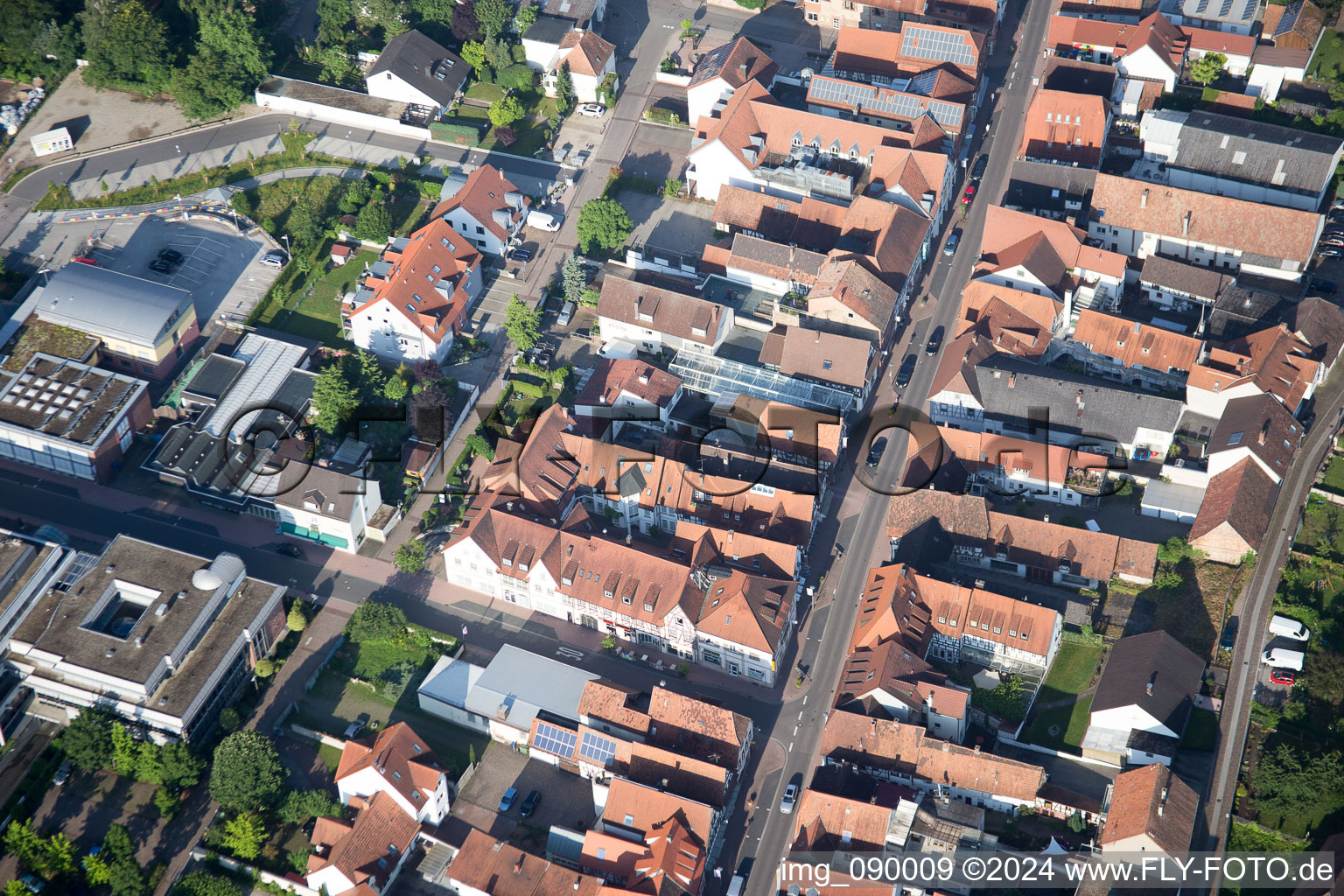 Kandel in the state Rhineland-Palatinate, Germany out of the air