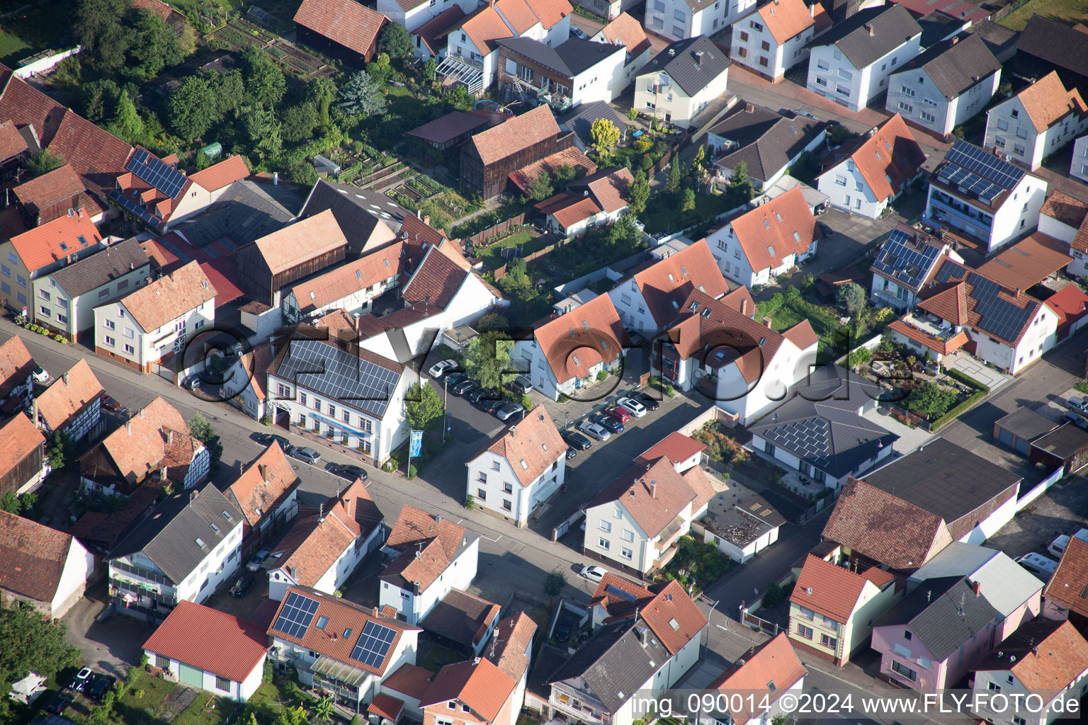 Hatzenbühl in the state Rhineland-Palatinate, Germany out of the air