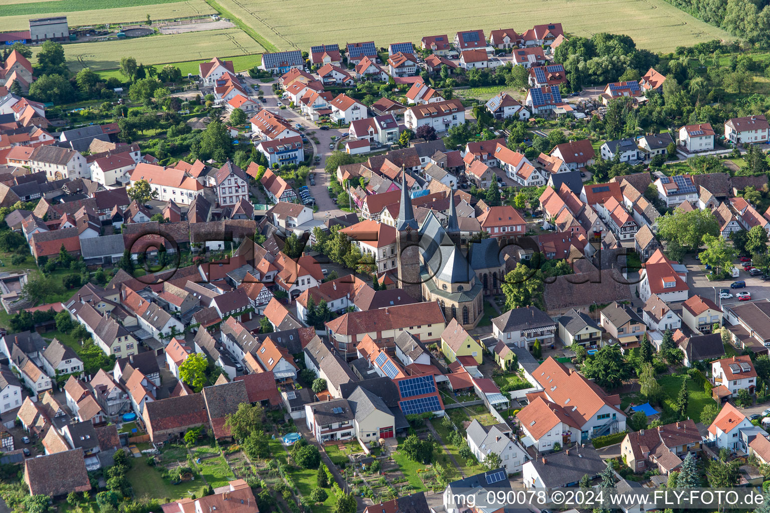 District Geinsheim in Neustadt an der Weinstraße in the state Rhineland-Palatinate, Germany