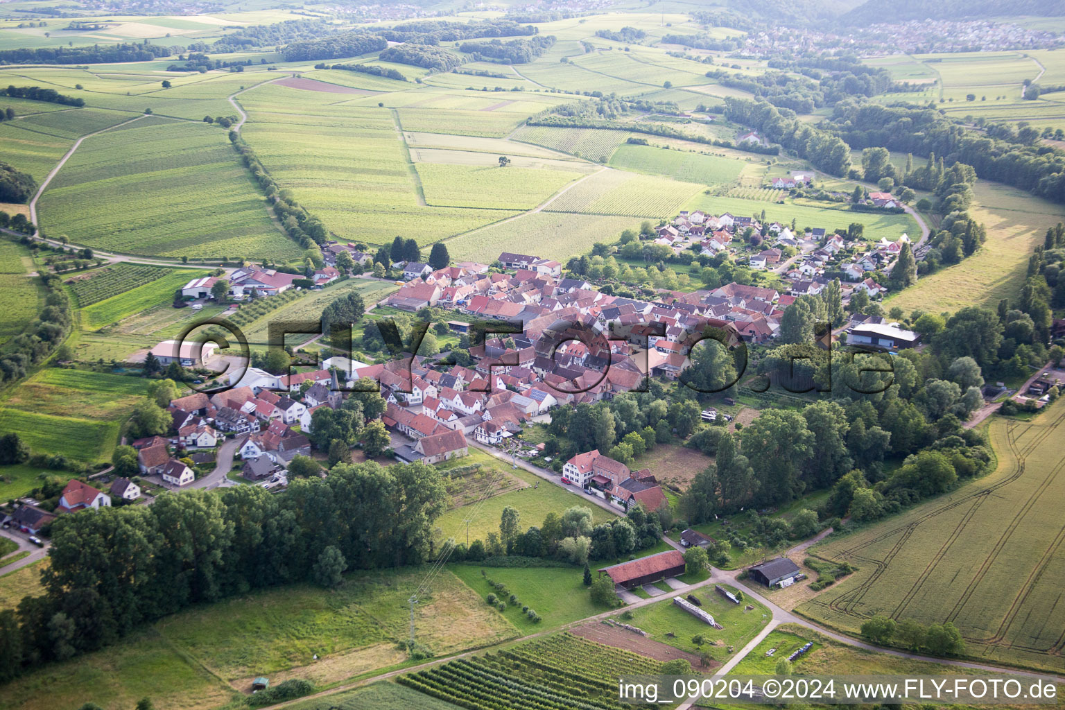 Klingbachtal in the district Klingen in Heuchelheim-Klingen in the state Rhineland-Palatinate, Germany