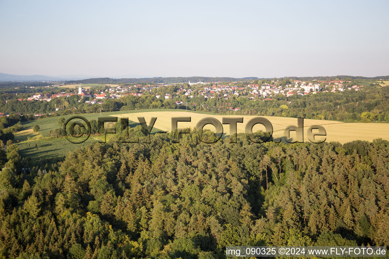 Zulling in the state Bavaria, Germany out of the air