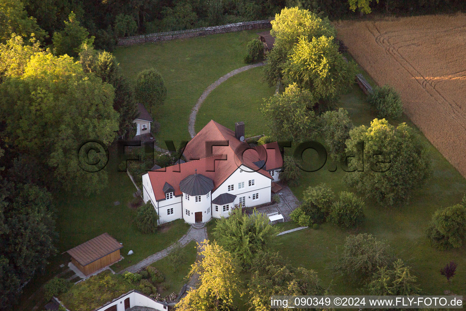 Farmers Alley in the district Oberframmering in Landau an der Isar in the state Bavaria, Germany