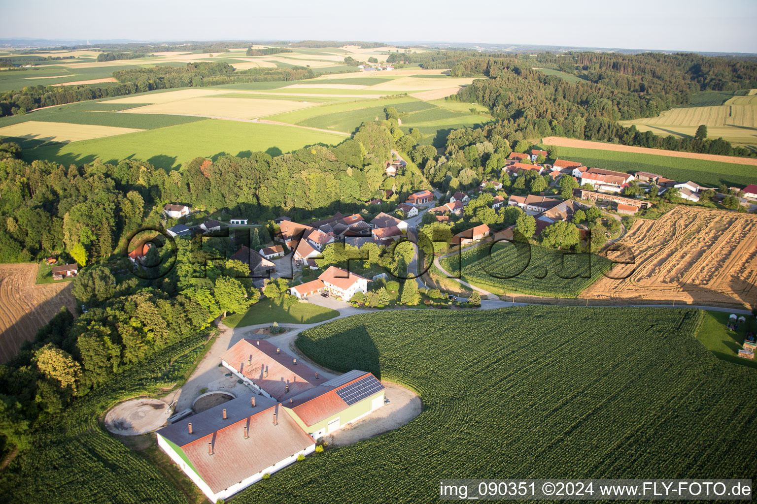 Poldering in the state Bavaria, Germany