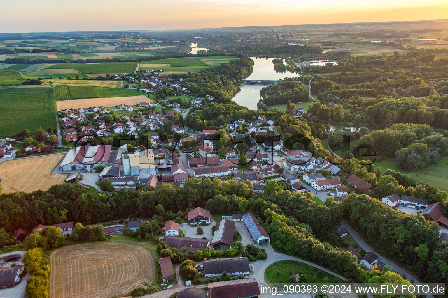 District Ettling in Wallersdorf in the state Bavaria, Germany