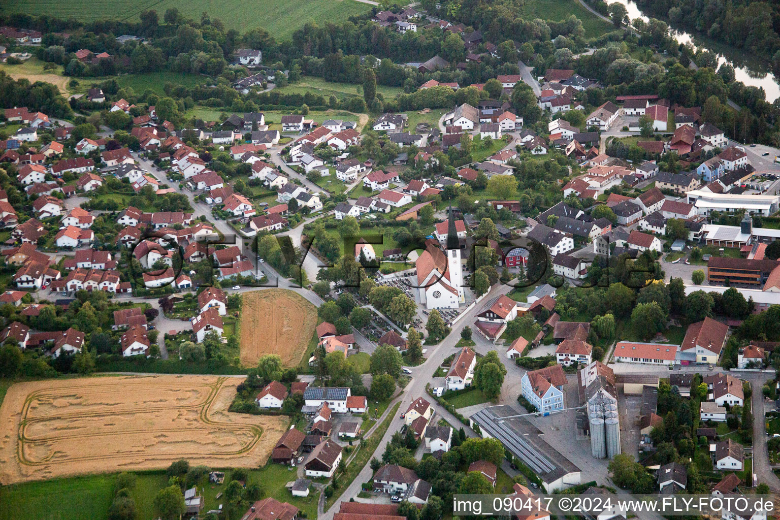 St. Margaret in Mamming in the state Bavaria, Germany