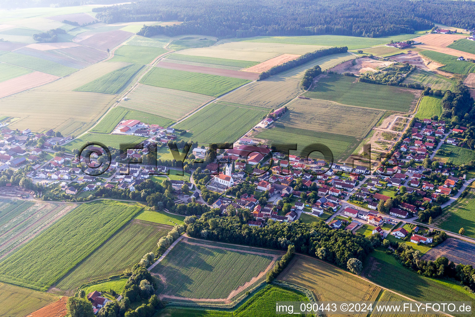 District Oberhausen in Reisbach in the state Bavaria, Germany