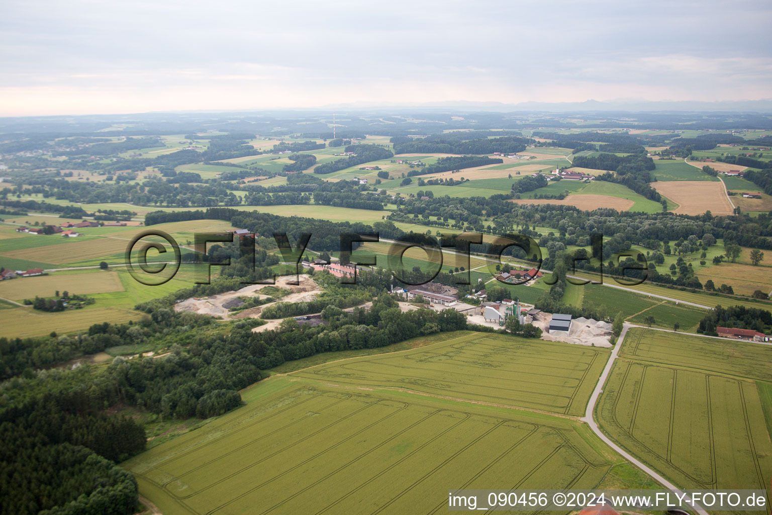 MAX Streicher Construction Company in the district Edhof in Hebertsfelden in the state Bavaria, Germany