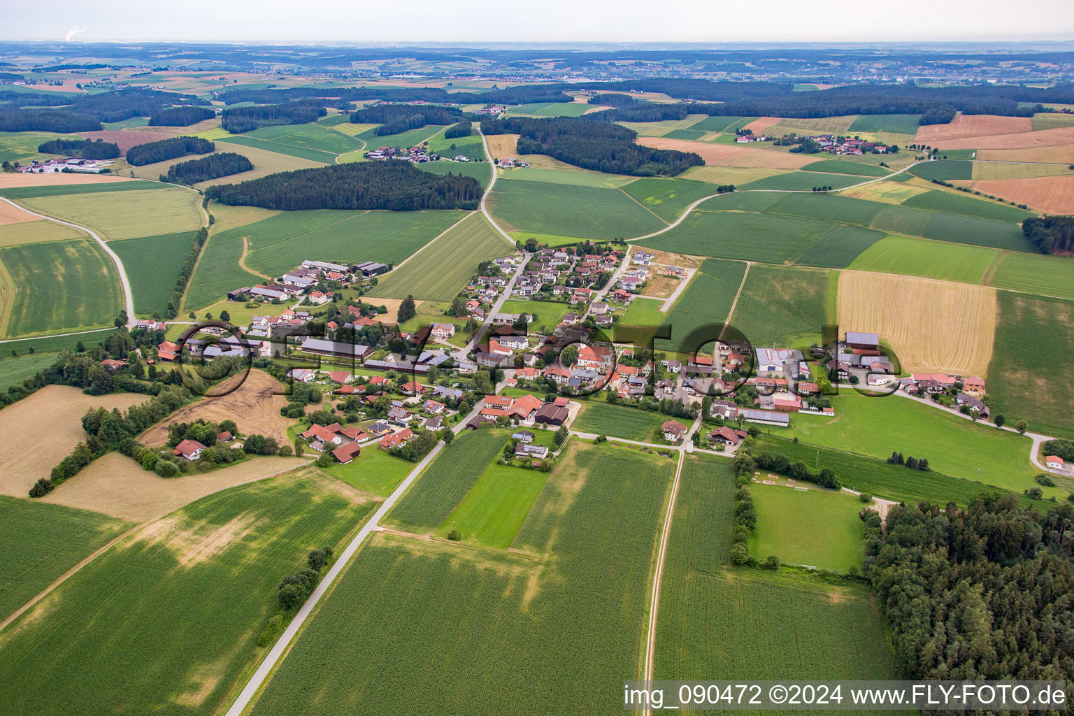 District Kollbach in Gangkofen in the state Bavaria, Germany